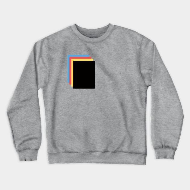 ELW CMYK Crewneck Sweatshirt by EntryLevelWorker